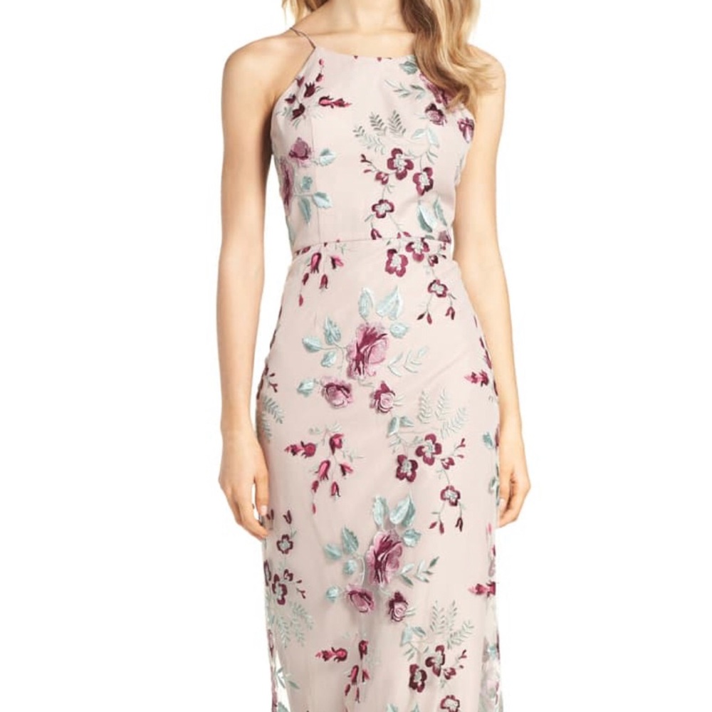 Jenny Yoo Embroidered Tulle Claire floral Dress